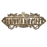 Brass Dashavatar Wall Hanging | 28.5" with Peacocks & Sacred Symbols | Fine Quality Divine Art | Traditional Temple Decor | Jaipurio